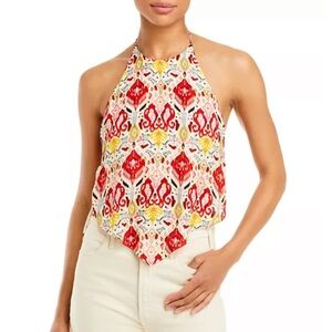 Alice & Olivia Frenchie Handkerchief‎ Halter Top XS
